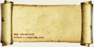 Angelina Anđelković vizit kartica